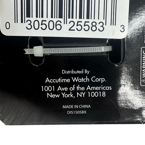 NWT Disney ACCUTIME  Charm Watch - SILVER TONE Multicolored - Picture 3 of 4